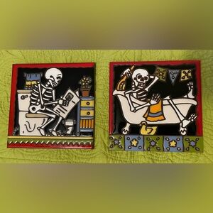 Earthtones ‘Day of the Dead’ 6” x 6” Ceramic Tiles.